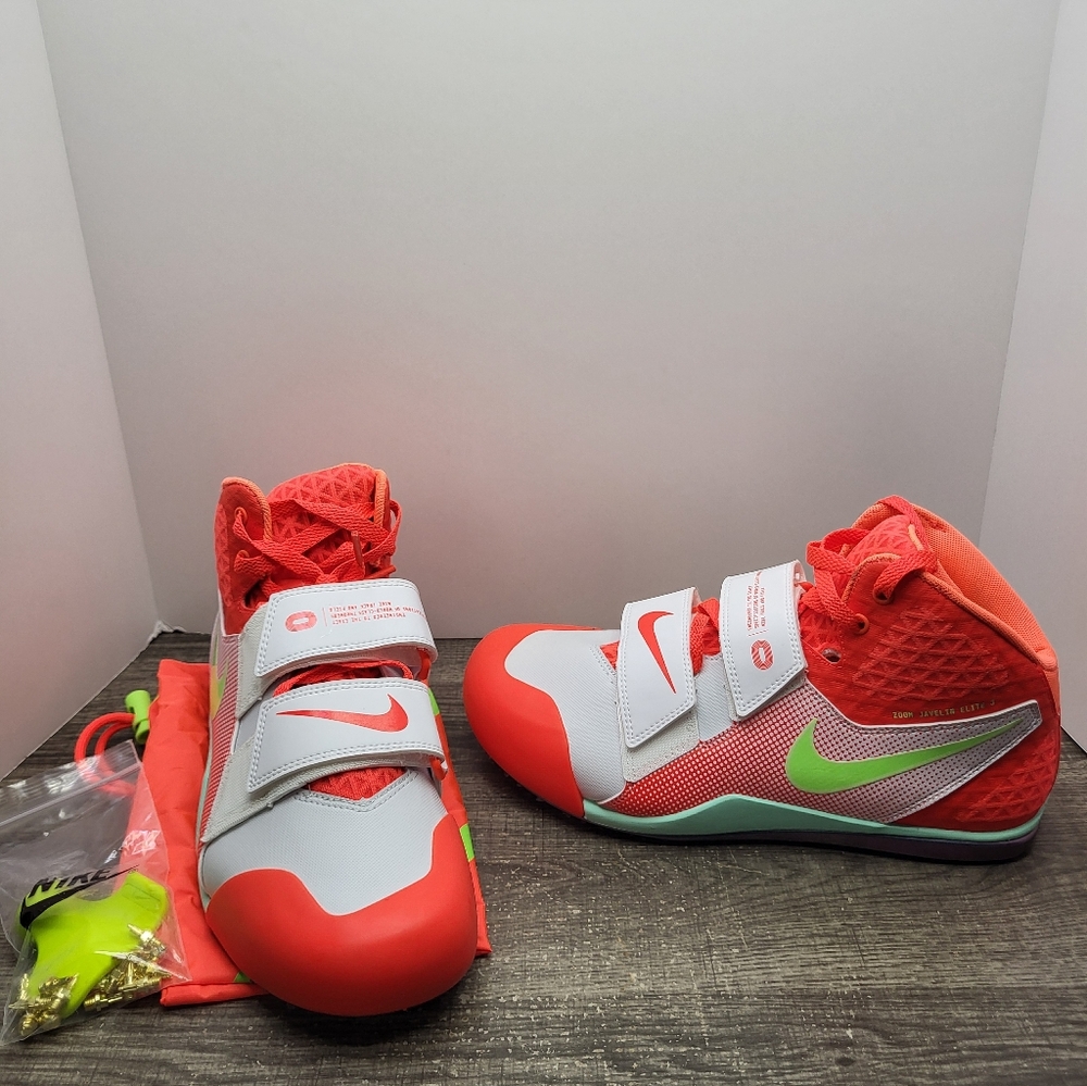 Nike Zoom Javelin Elite 3 Bright Crimson Track & Field Spike FZ9626-100 Sz 10